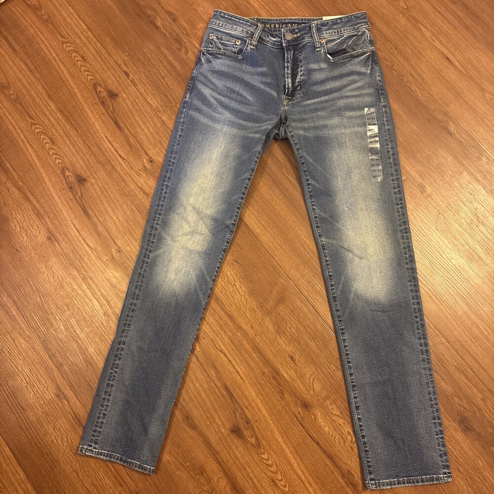 NWT MSRP $49.95 American Eagle Jeans Men’s Size 30x34 Comfort Stretch Preppy
